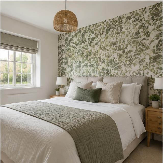 Botanical feature wallpaper